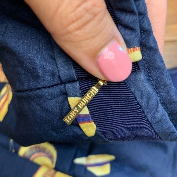 Tory Burch A-line navy skirt - Picture 3 of 6